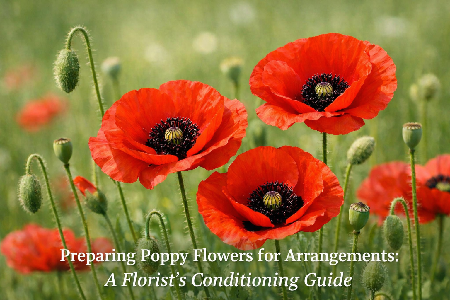 Preparing Poppy Flowers for Arrangements: A Florist’s Conditioning Guide